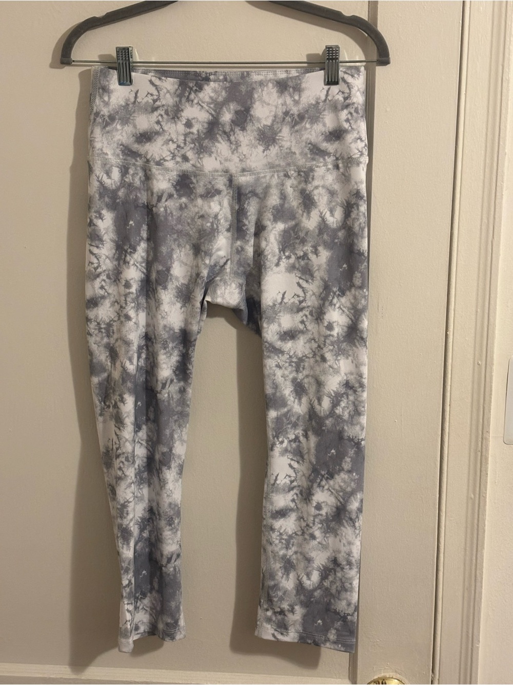 Tie-Dye Gray & White women’s Leggings